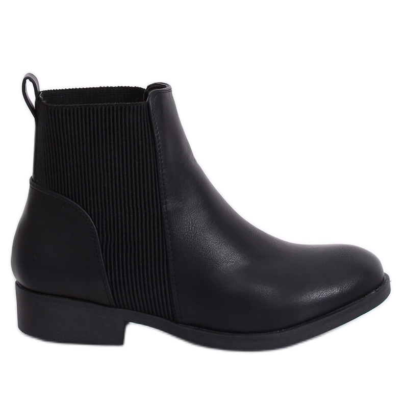 Stivaletti Chelsea neri da donna 3778 Black nero