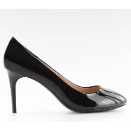 Décolleté in vernice nera nera L7073 Nero II