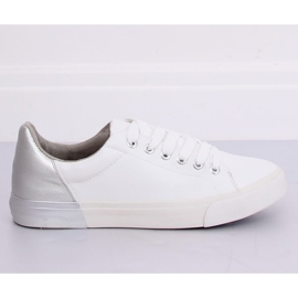 Sneaker da donna bianco-argento A88-29 W-SILVER II Tipo bianca