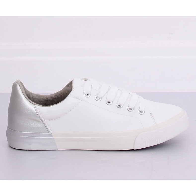 Sneaker da donna bianco-argento A88-29 W-SILVER II Tipo bianca