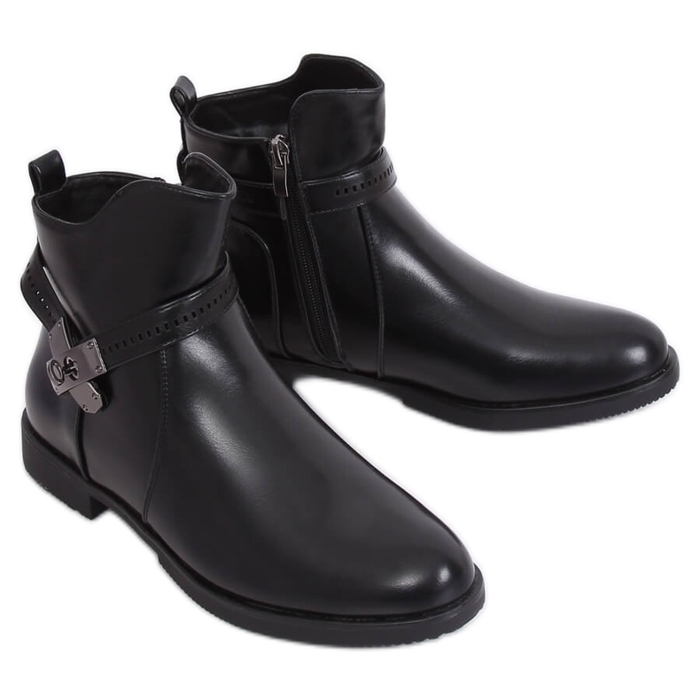 Stivali Jodhpur neri da donna B11003 Black nero