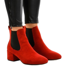 Stivaletti rossi con elastico 8012-PA rosso