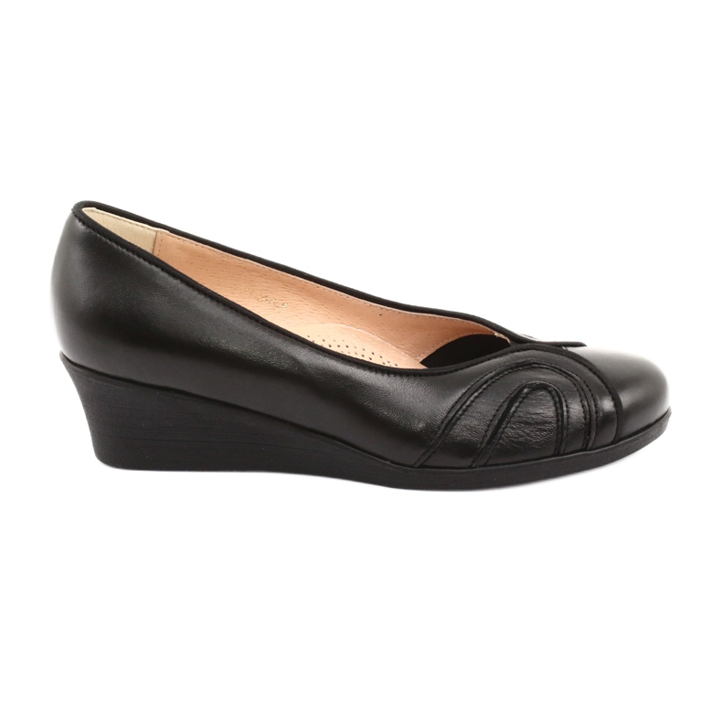Comode décolleté su zeppa Espinto 232 nera nero