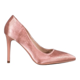 SHELOVET Spille di raso rosa