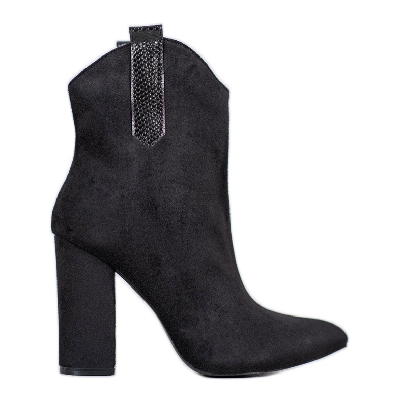 Stivali texani in pelle scamosciata VICES nero