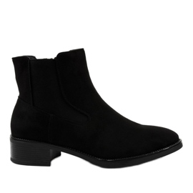 Stivali piatti neri da donna 1552 nero