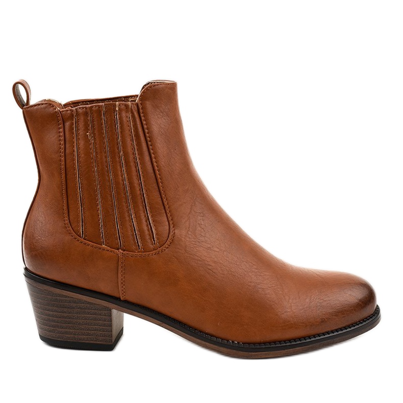 Stivaletti slip-on marroni TX-3200 marrone