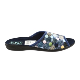 Pantofole 3D Adanex palline blu navy multicolore