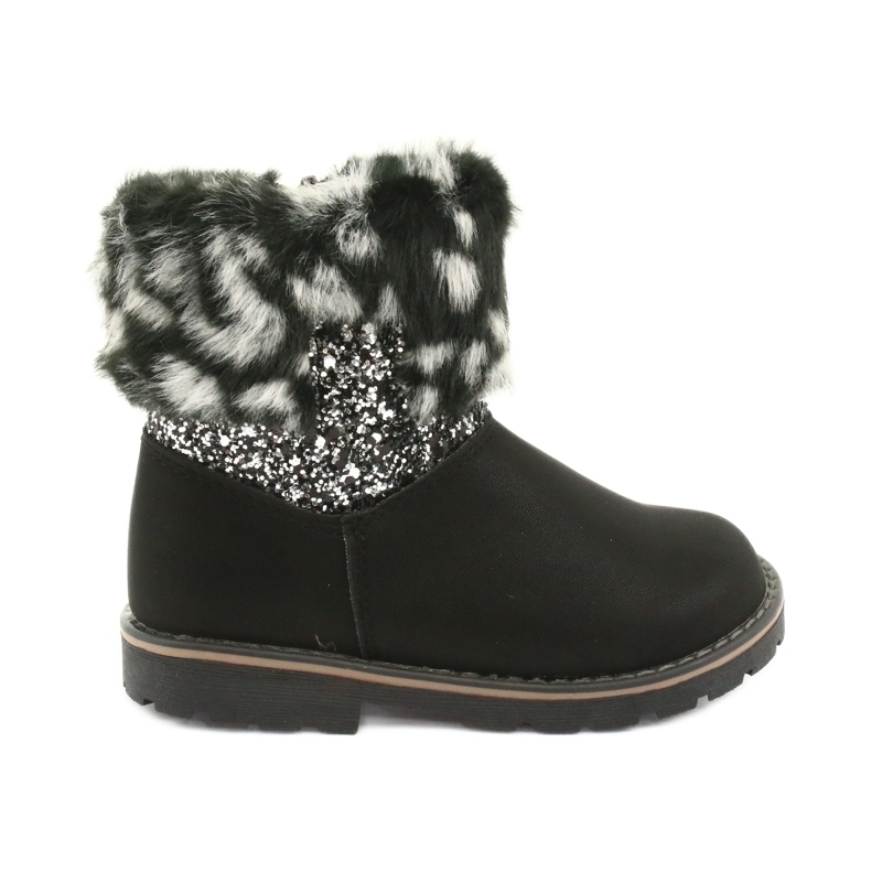 American Club Stivali neri da ragazza GC45 americani nero grigio