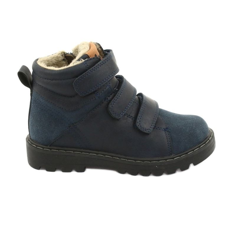Stivali Timberki con Velcro American Club GC40 blu navy