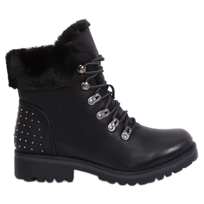 Trapper da donna neri Z172 Black nero