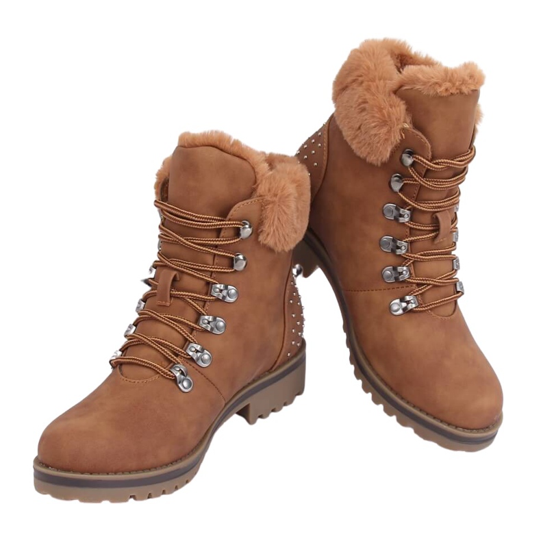 Stivali cammello da donna Z172 Camel marrone