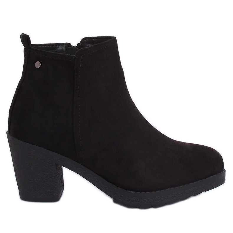 Stivali neri con tacco largo YL96044 Nero