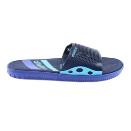 Ciabatte nere da uomo blu navy per la piscina dell'Atletico