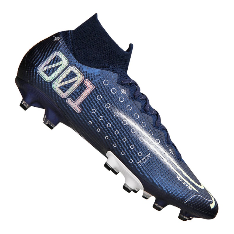 Nike Superfly 7 Elite Mds AG-Pro M CK0012-401 scarpe da calcio blu navy blu navy