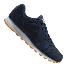 Scarpa Nike Md Runner 2 Suede M AQ9211-401 blu navy