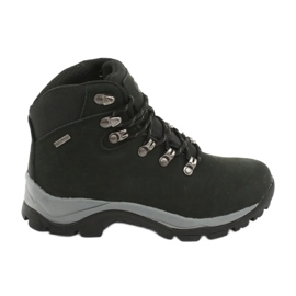 Scarpe da trekking nere Atletico 57089 allacciate nero