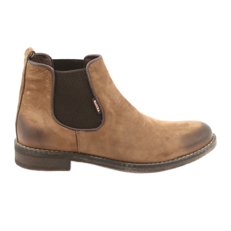 Stivaletti Chelsea stivali slip-on Badura 4754 marrone
