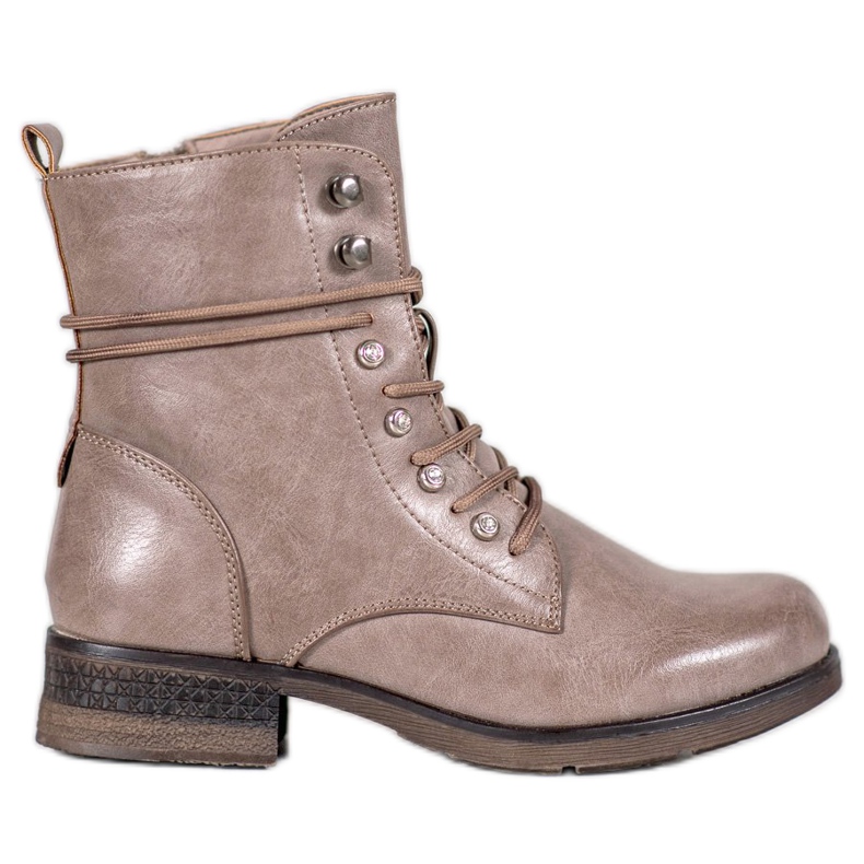 SHELOVET Stivali in ecopelle marrone
