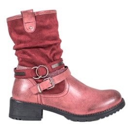 SHELOVET Stivali alti rossi rosso