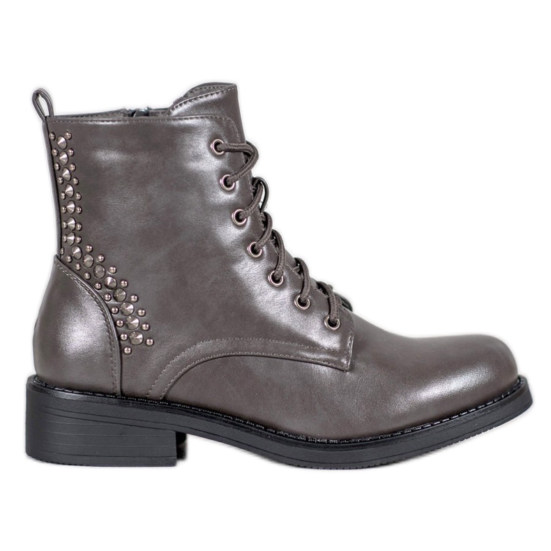 SHELOVET Stivali Con Strass grigio