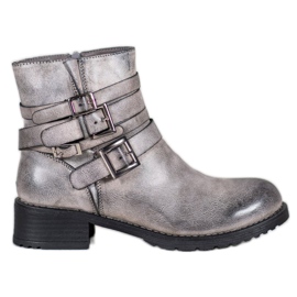 SHELOVET Stivali grigi classici grigio