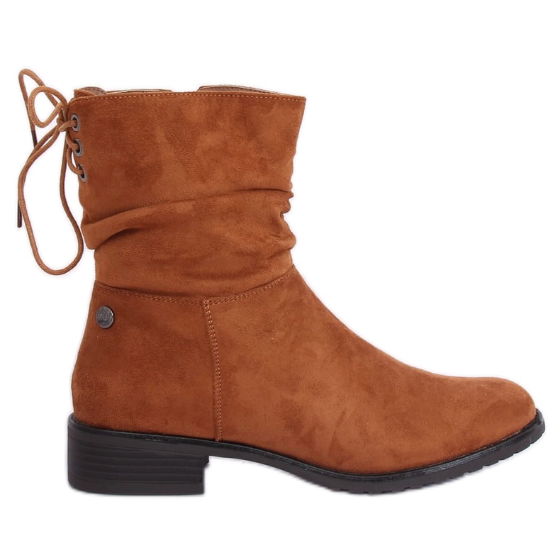 Stivali bassi cammello da donna B-09 Camel marrone