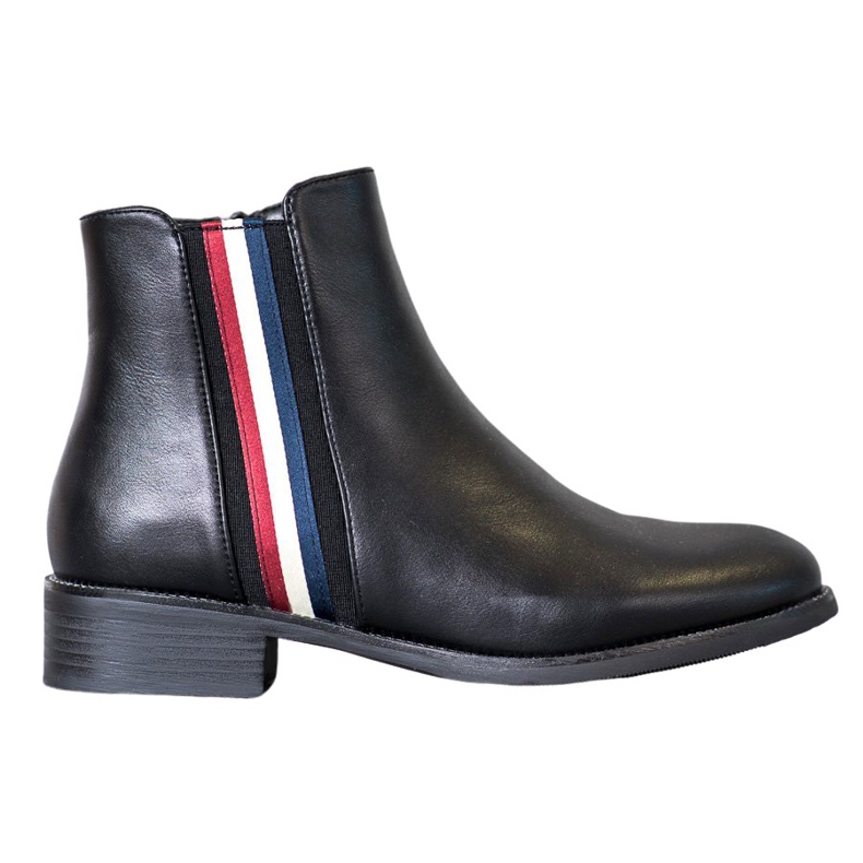 Filippo Stivali con cintura decorativa nero