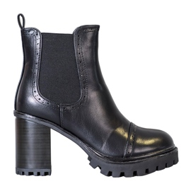 Seastar Stivali slip-on sulla piattaforma nero