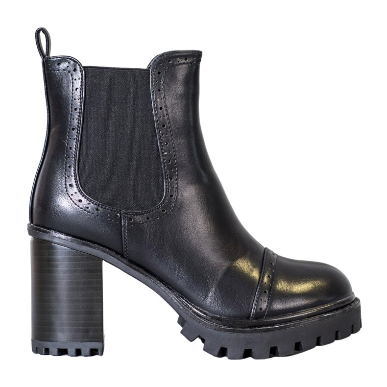 Seastar Stivali slip-on sulla piattaforma nero