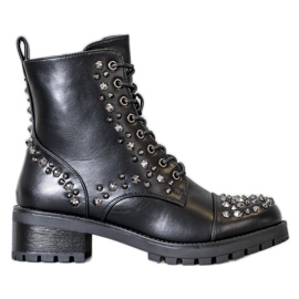 Seastar Lavoratori neri con borchie nero