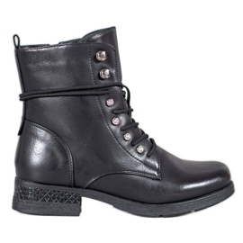 SHELOVET Stivali in ecopelle nero