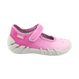 Scarpe per bambini Befado 109P195 rosa grigio