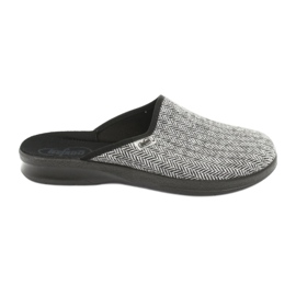 Scarpe da uomo Befado pu 548M023 nero grigio