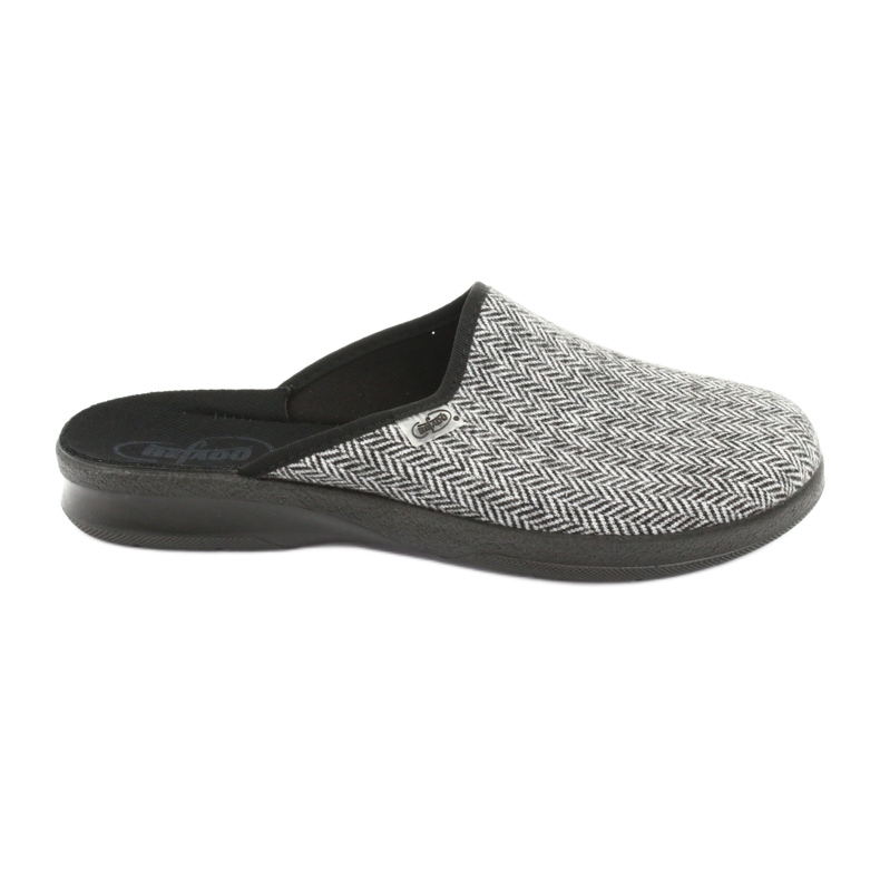 Scarpe da uomo Befado pu 548M023 nero grigio