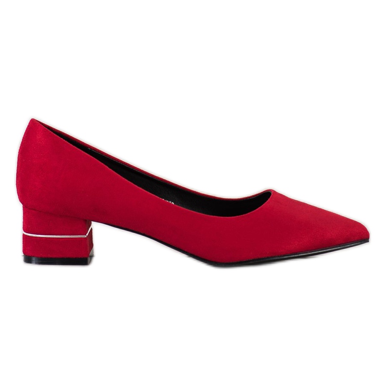 Goodin Décolleté con cintura decorativa rosso