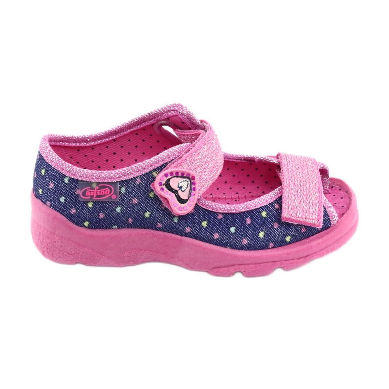 Scarpe per bambini Befado 969X143 blu navy rosa