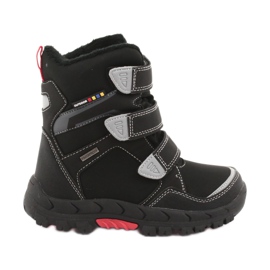 Stivali con membrana American Club RL32 nero rosso