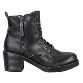 SHELOVET Stivaletti con lacci nero