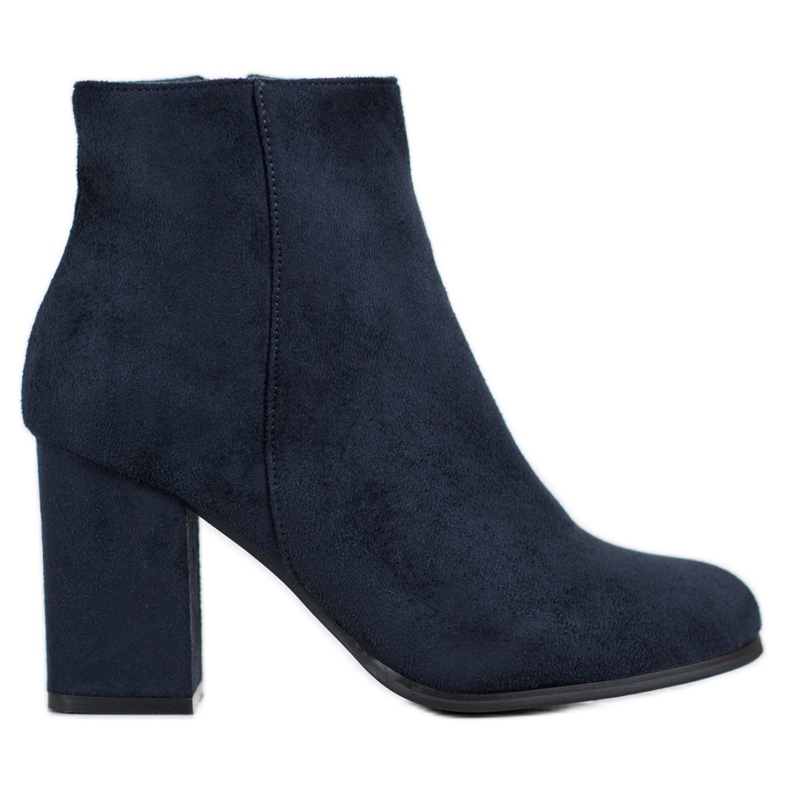 Marquiz Stivali in camoscio blu navy