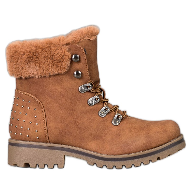 SHELOVET Trapper con getti marrone