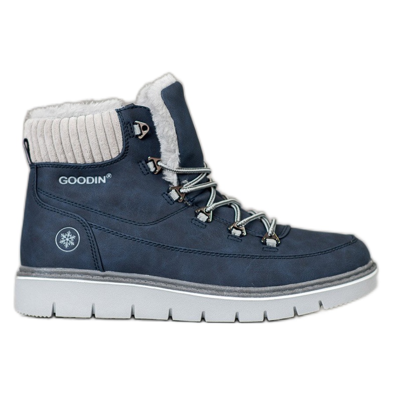Goodin Trapper sulla piattaforma blu
