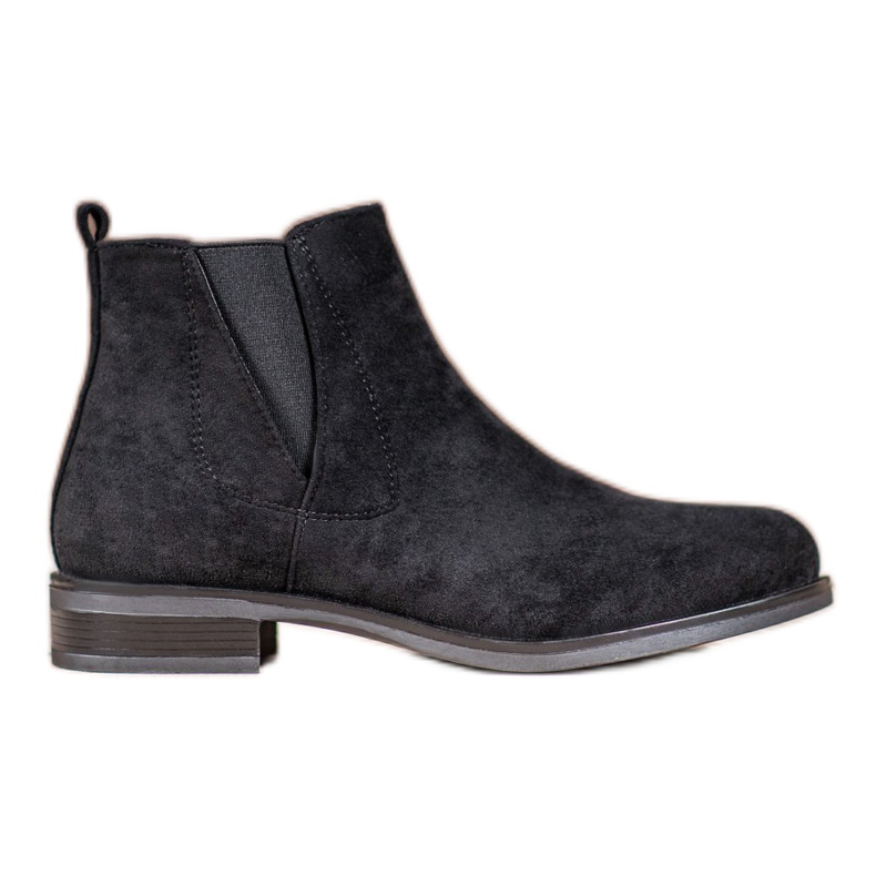 Ideal Shoes Stivali slip-on nero