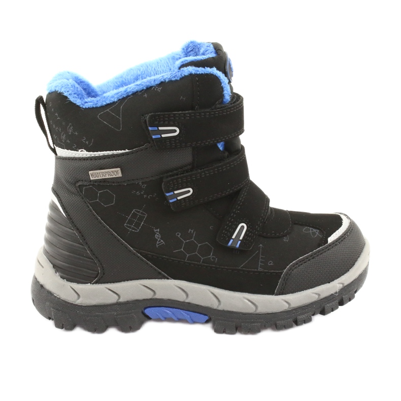 Stivali softshell neri American Club HL20 con membrana nero blu