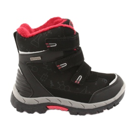 Stivali softshell neri American Club HL20 con membrana nero rosso