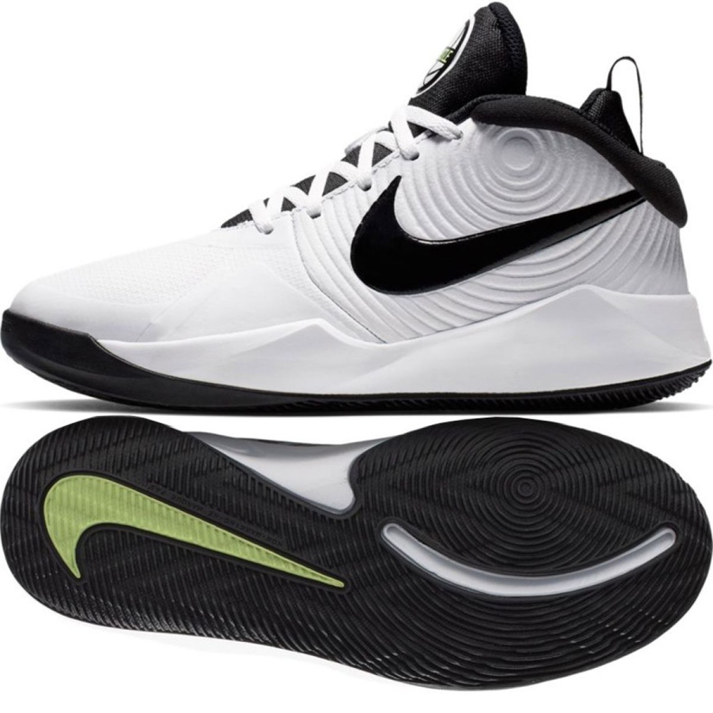 Nike squadra Hustle D 9 (GS) Jr AQ4224-100 bianca bianca