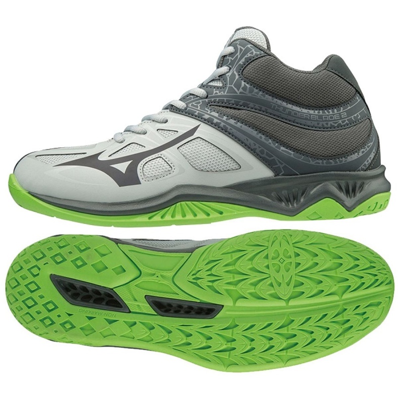 Scarpe Mizuno Thunder Blade 2 Mid M V1GA197537 grigio grigio