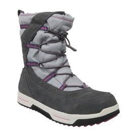 Timberland Snow Stomper Pull On Wp Jr A1UJ7 scarpe invernali grigio