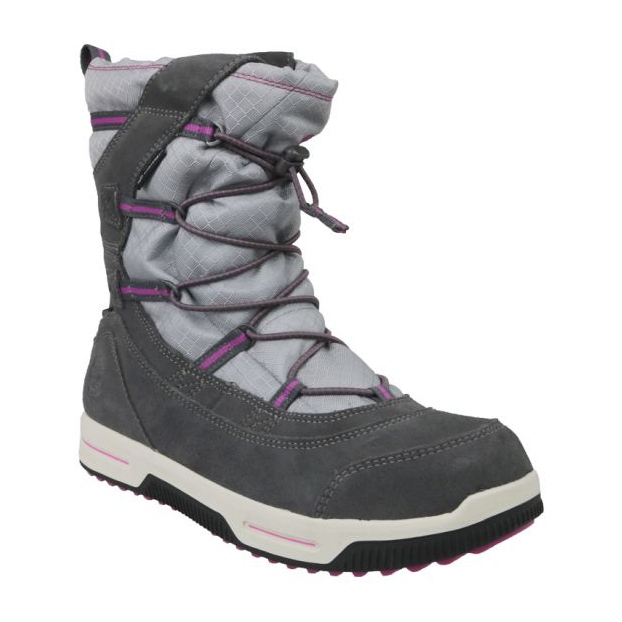 Timberland Snow Stomper Pull On Wp Jr A1UJ7 scarpe invernali grigio