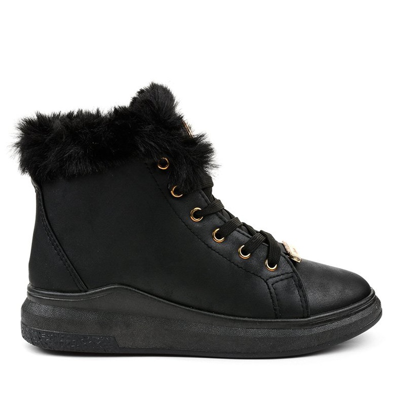 Sneakers nere isolate TL135-1 nero